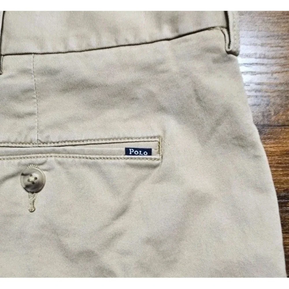 Polo Ralph Lauren Stretch Classic Fit Beige Chino Shorts Size 42x6
